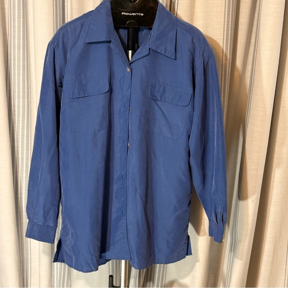 Dressbarn Royal Blue Women's Blouse - Picture 3 of 4